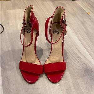 Elegant Red Women's Heels